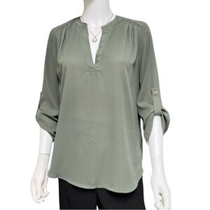 Olive Green Top Sz Medium